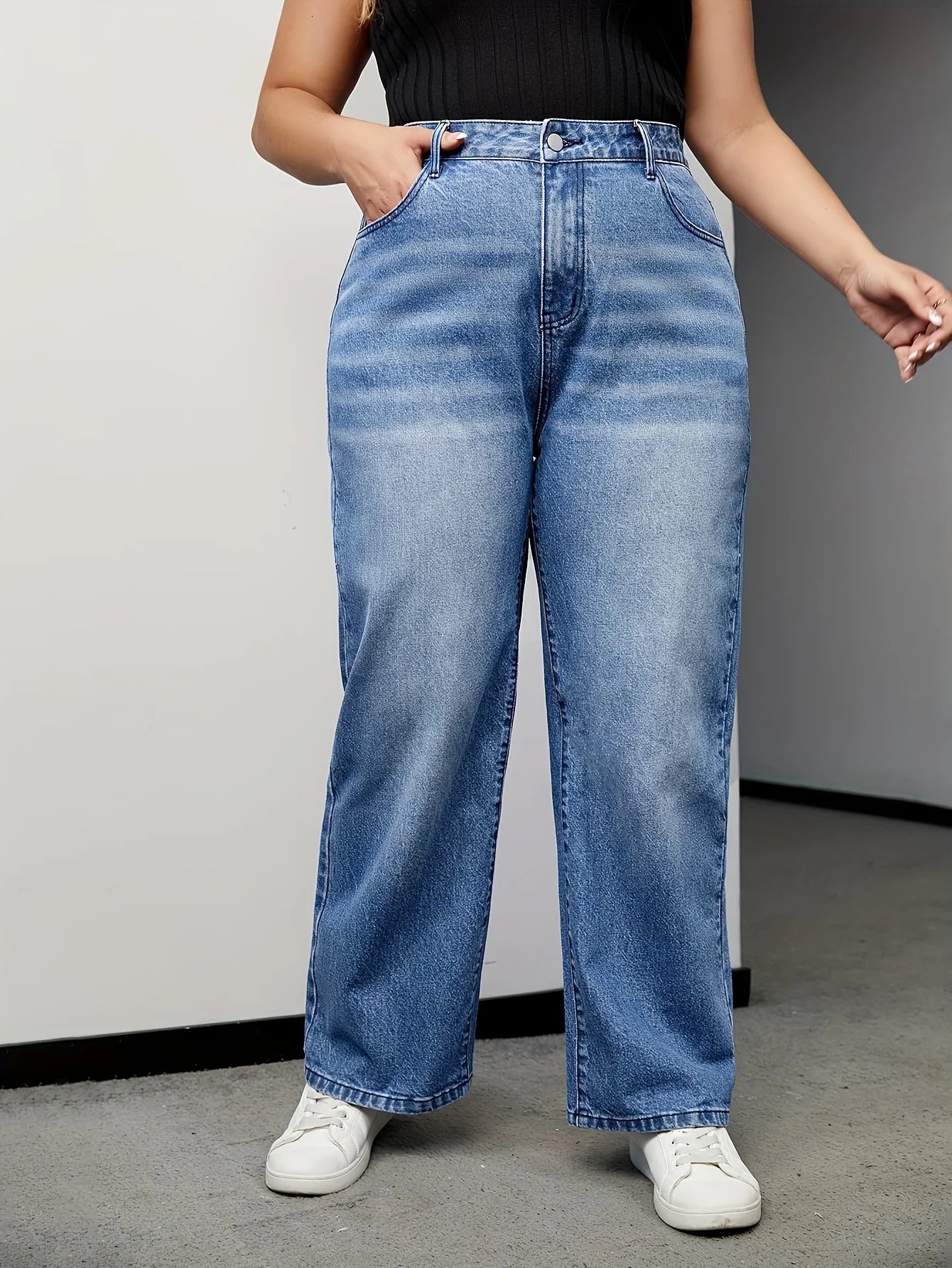 Calça Jeans Plus Size Feminina