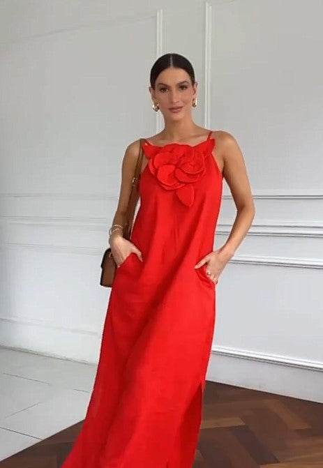 Vestido  Vermelho para o Natal